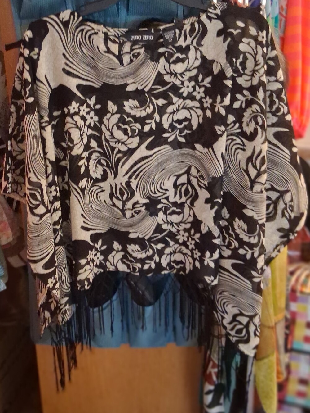 Zero Zero Fringed Top
